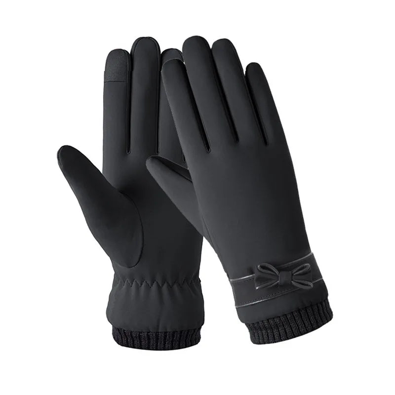 Women's Touchscreen Thermal Gloves - Windproof Winter Riding Gloves - photo 7