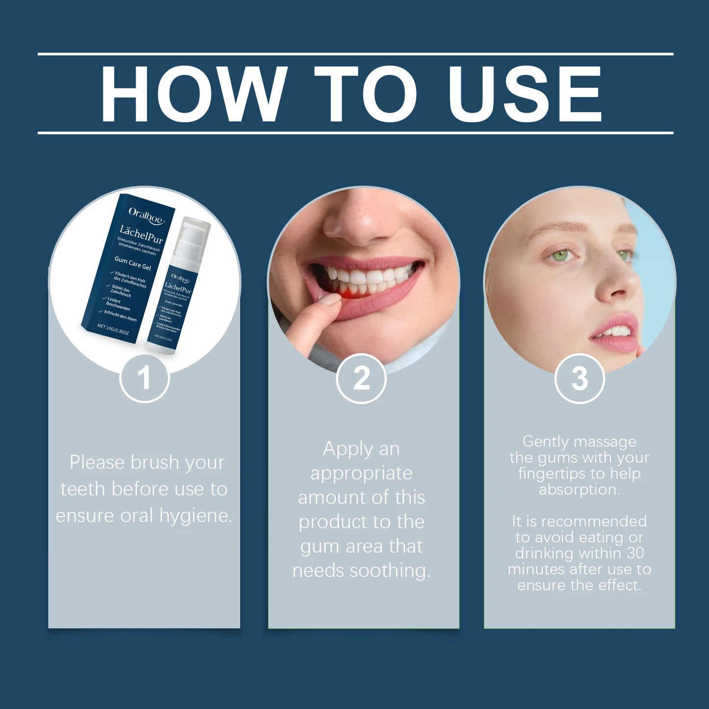 Gum Care Gel — Soothing Fresh-Breath Oral Care Toothpaste Gel