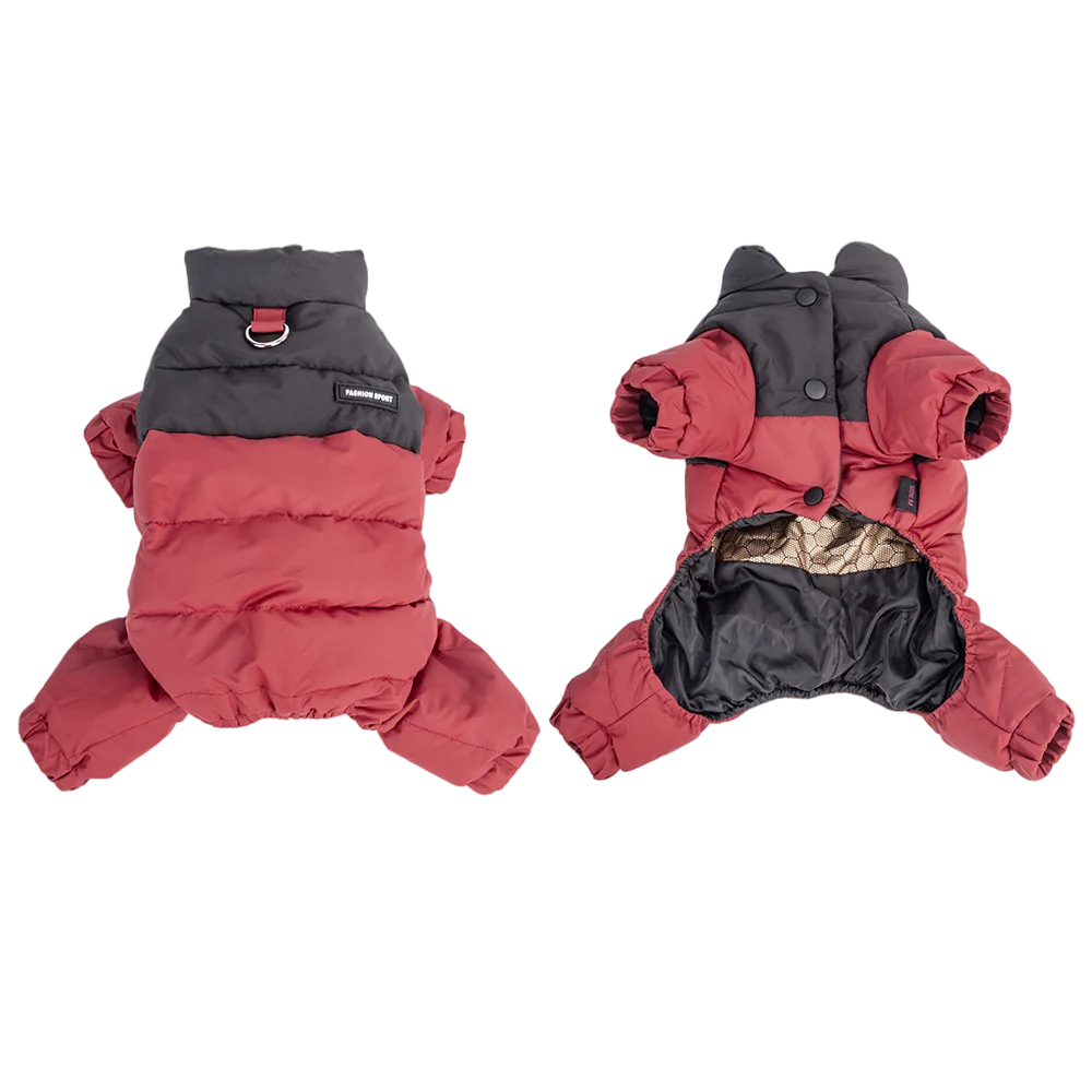 Four-Leg Dog Snowsuit - Warm Winter Jumpsuit for Small Dogs - photo 10