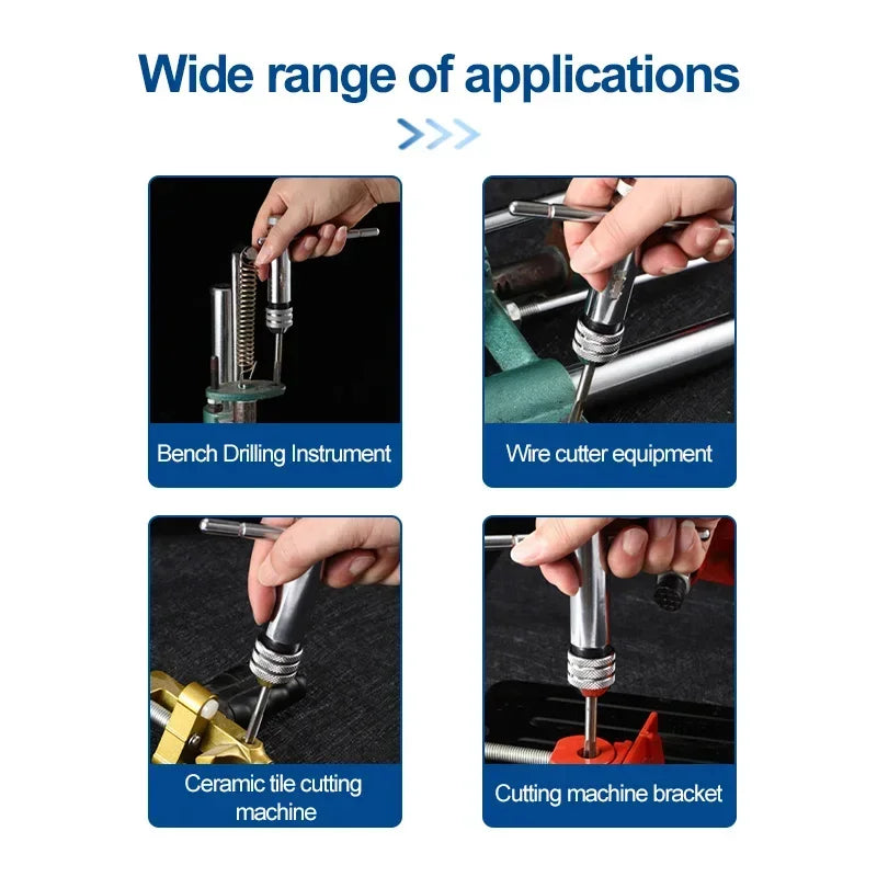 LIYU Adjustable T Handle Ratchet Tap Reamer Hand Manual Wrench M3 M4 M5 M6 M8 Metric Machine Screw Thread Plug Tool