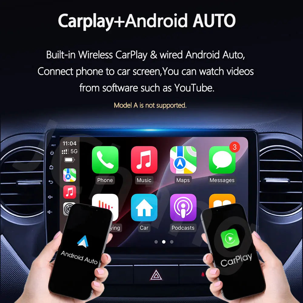 Car Stereo with Apple CarPlay & Android Auto, Compatible with Peugeot 2008 & 208 (2019-2022)