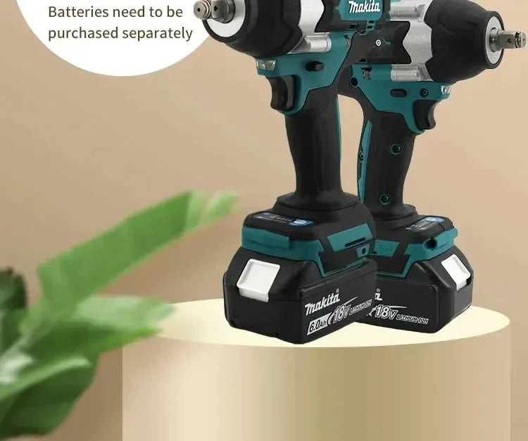 Makita Brushless DTW700 Cordless Electric Impact Wrench 1/2 Inch 18V Battery Compatible Power Tool for Automotive Repair
