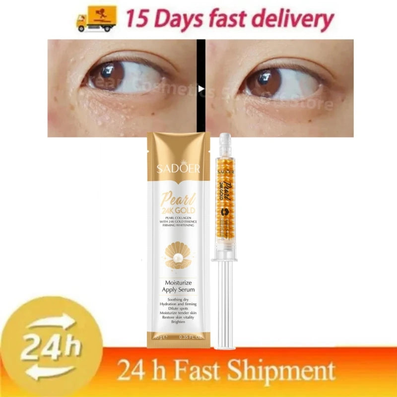 Fat Granules Removal Eye Serum Anti Dark Circle Eye Bags Fade Fine Line Essence Anti-Puffiness Moisturizing Skin Care Products