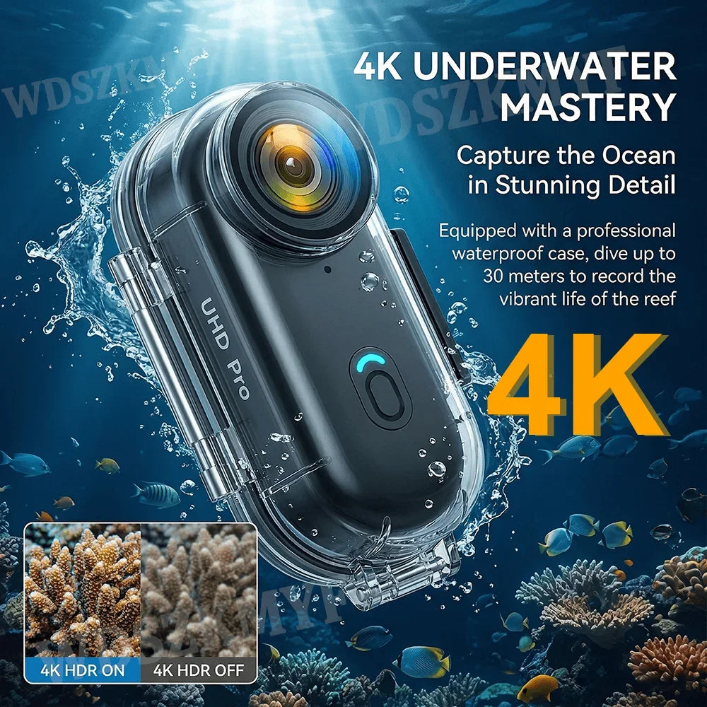 4K Finger WiFi Motorcycle Camera — Lightweight POV Body Cam