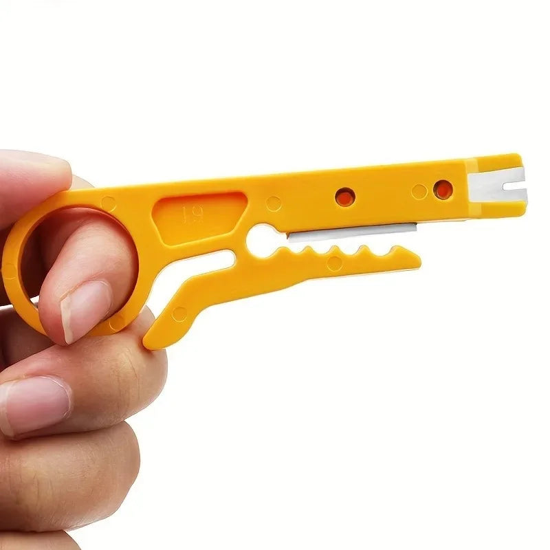 3pcs Mini Portable Wire Stripper Knife Crimping Tool Cable Stripper Knife Cable Tools