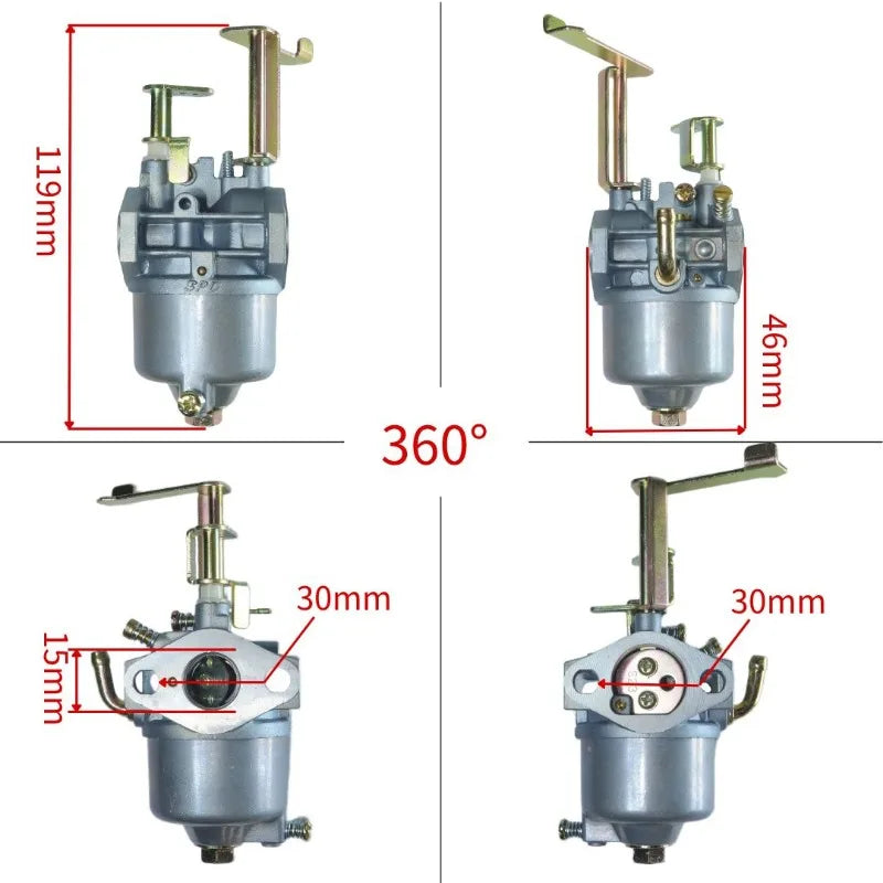 Carburetor Kit for Predator  CT100U CC100X SK100  152F 154F 156F Sportsman GEN1100 GEN2000 Generator Pump Water Parts
