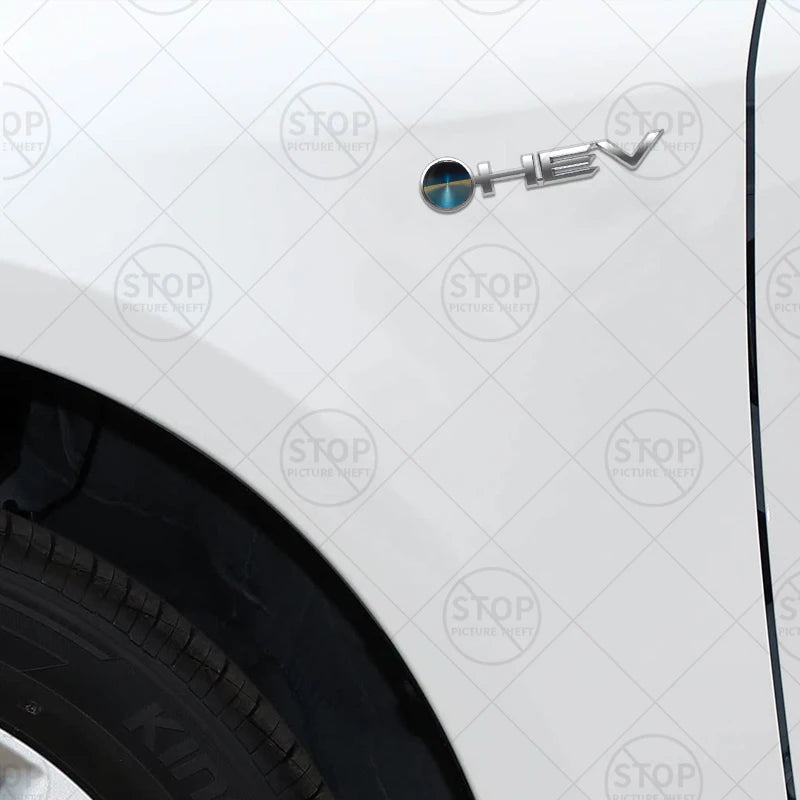 Car Sticker HEV Hybrid Logo 3D Decal Body Decoration Badge Rear Trunk Emblem For Avalon Camry Corolla Granvia Prado Sienna Hilux