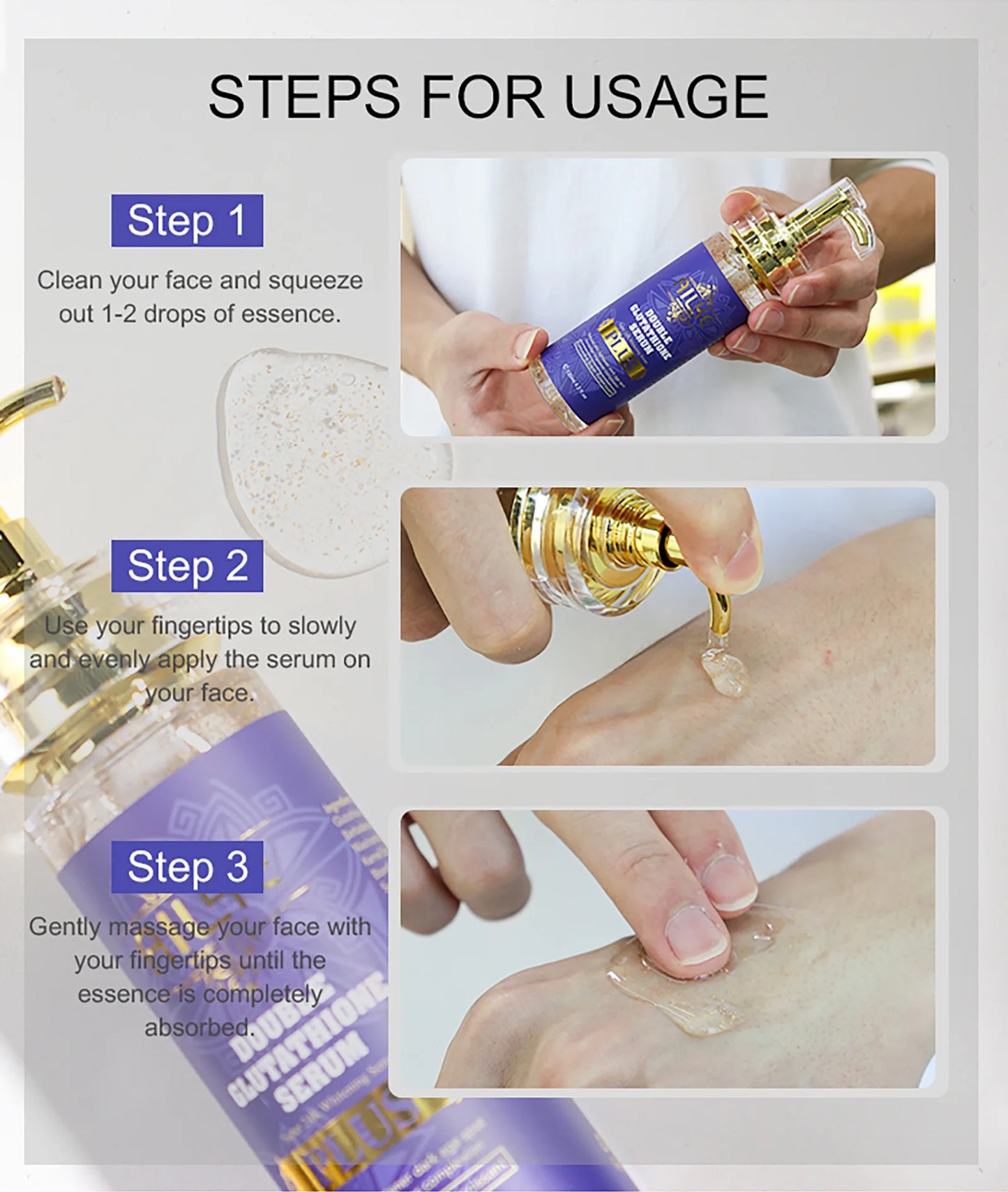 AILKE Anti-Black Spots Serum, Brightening Essence for an Even & Radiant Complexion, Reduce Freckles, Pigmentation, 120 ml