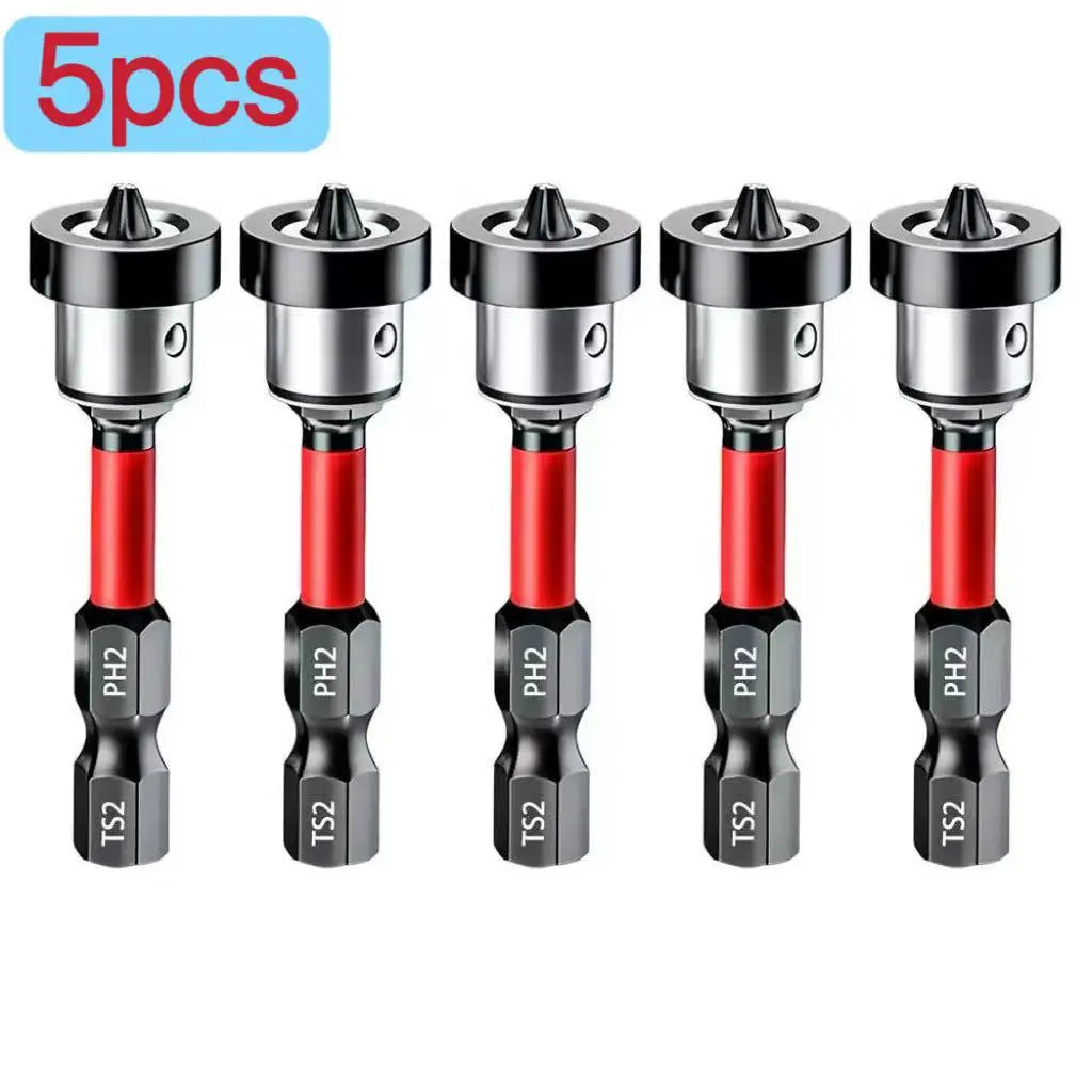 Magnetic Screwdriver Bit Set 12 Pc, S2 Steel Anti-Slip Impact