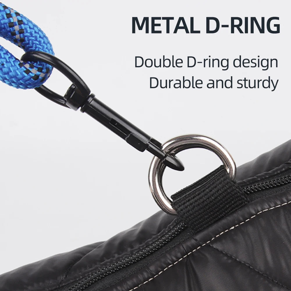 Winter Clothes for Dogs Warm Clothing Labrador Cotton Coat Harnesses Pet Products Clothes for Small Large Dog Reflective Stripe