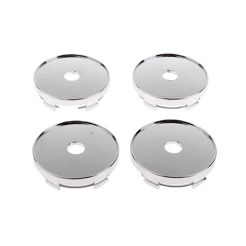 4Pcs/lot 60mm Fit 65mm Logo Black Plastic Car Wheel Center Hubcaps Covers Set Car Wheel Rim Hub Caps Car Styling Accessories