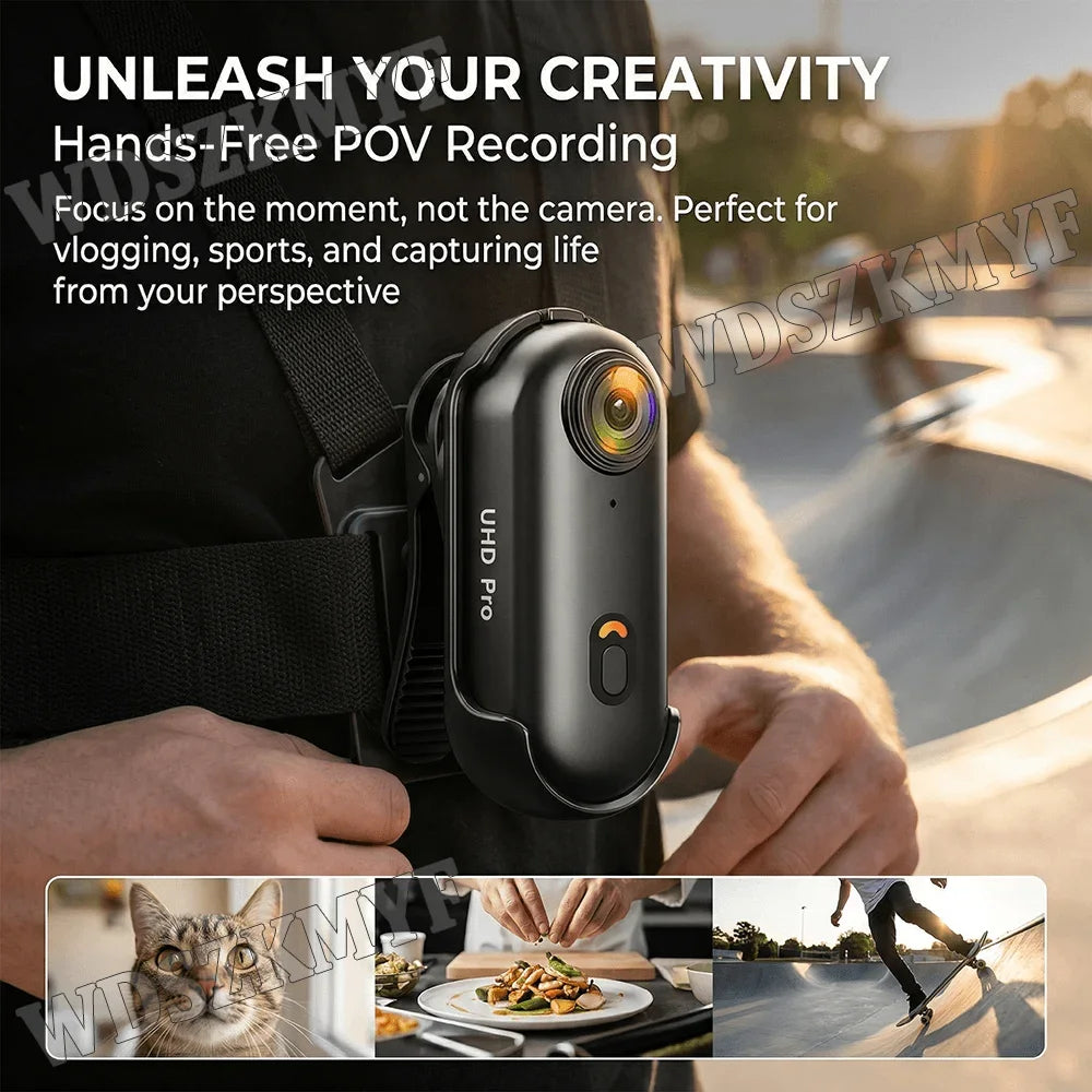 4K Finger WiFi Motorcycle Camera — Lightweight POV Body Cam