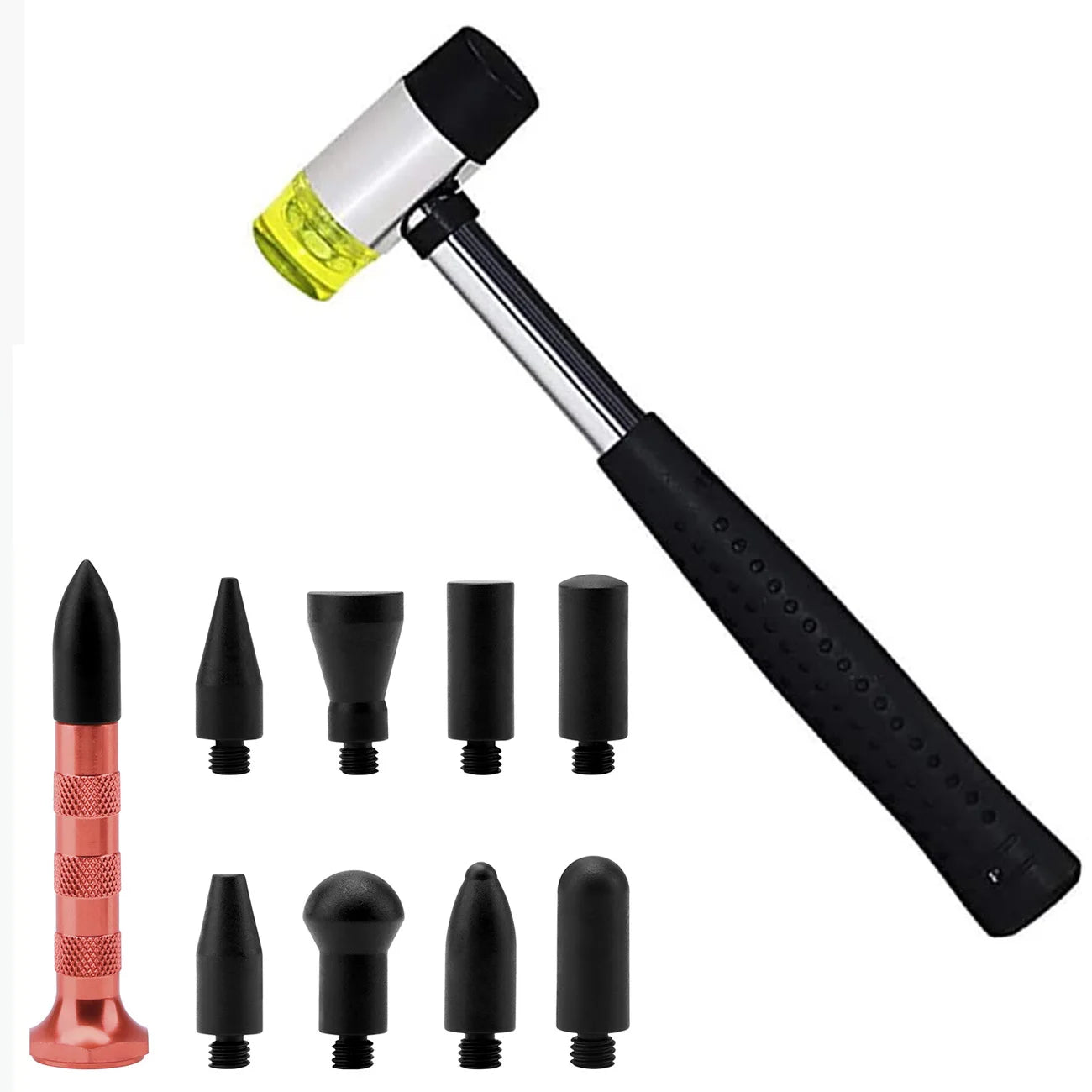 Complete Paintless Car Dent Removal Tool Set Slide Hammer T-Bar body Repair Bridge Puller Reused Tabs Puller for Car workshop