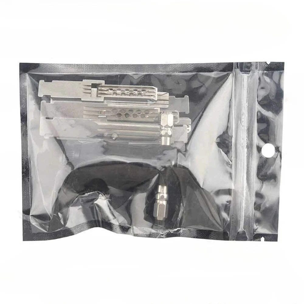 Steel Locksmith Tools For Extreme Storm Tin Foil Tools Set Locksmith Lock Open Keys Repair Tools Gold And Silver Tin Foil Key
