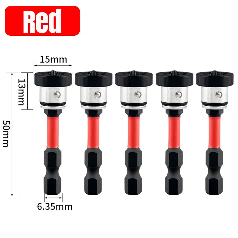 Positioning Screwdriver Bits Steel Magnetic Batch Head For Plasterboard Drywall Locating Batch Head Screws Setter Drilling Tool