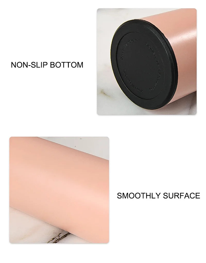 Logo Customize Thermos Mug Coffee Cup With Lid Thermocup Seal Stainless Steel Vacuum Flasks Thermo Mug For Car Water Bottles