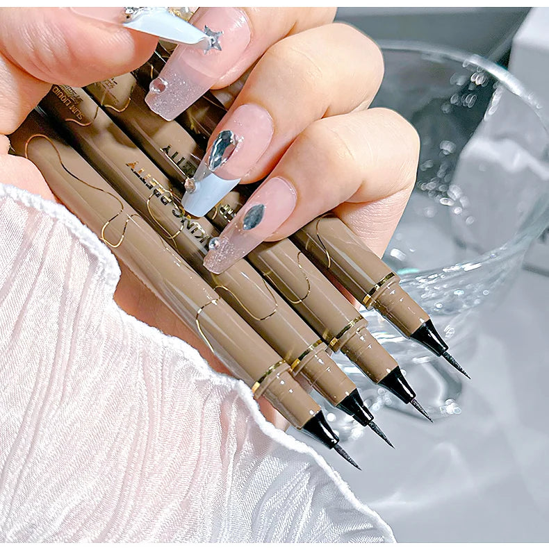 Ultra-Fine 0.005mm Liquid Eyeliner Pen – Waterproof, Quick Dry, Non-Smudge