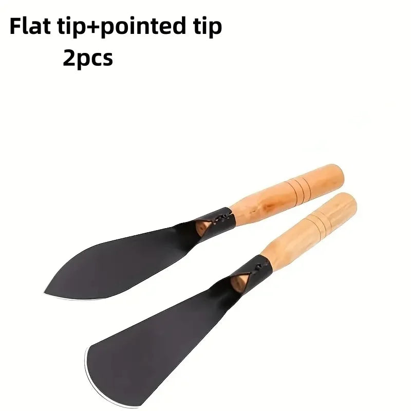2pcs Metal Garden Trowels - Hand Shovels for Digging, Transplanting, Planting, and Weeding Tools