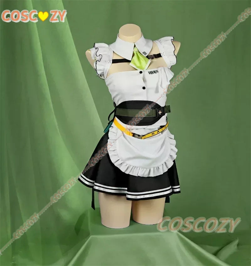 Nikke The Goddess Of Victory Soda Cosplay Costume Game Nikke Cosplay Soda Sexy Maid Uniform Costume Wig Halloween Carnival Suit