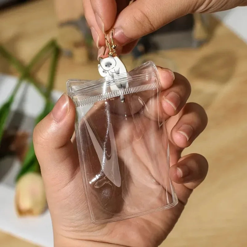 Wholesale PVC Self Sealed Bags for Jewelry Earrings Necklace Rings Storage Package Bag Organizer Dust-proof Anti-oxidation Pouch
