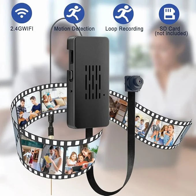 Tuya Mini WiFi Security Camera — 115° Wide Angle Home Monitor