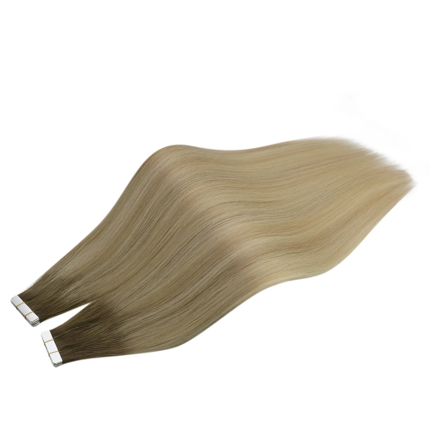 [Last 12 Months] Ugeat Tape in Hair Extensions Virgin Hair 100% Real Human Hair 10A Grade Hair Extensions Tape Ins Pure Color