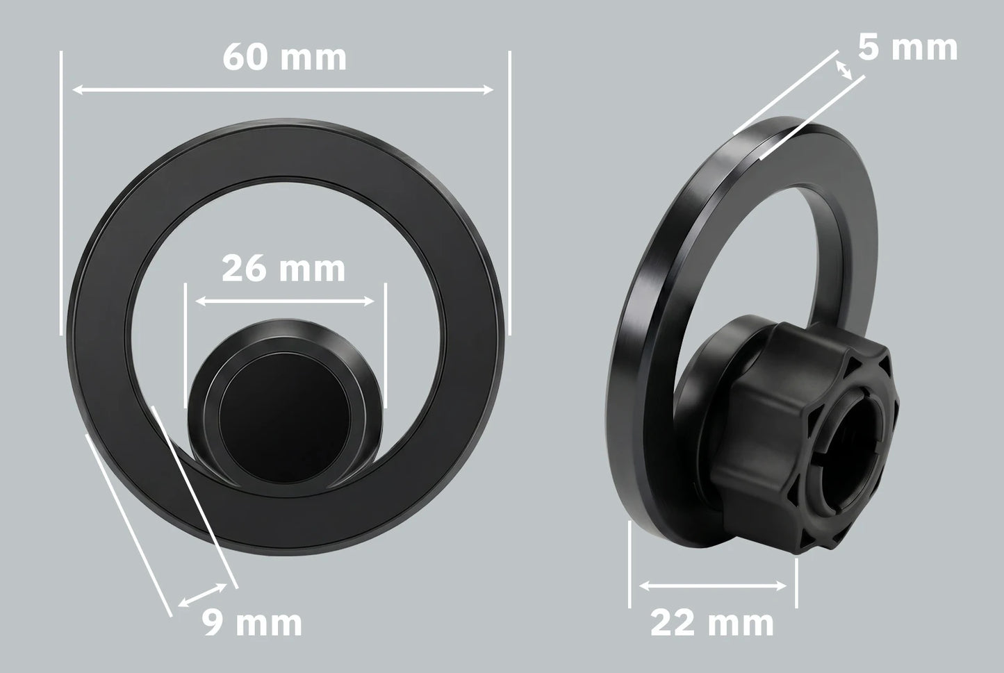 Magnetic Phone Mount with Wireless Charging for Ford F-150 Raptor 2019–2020