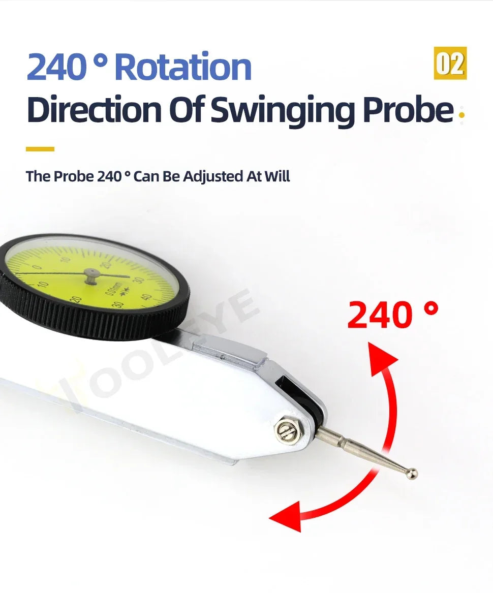 Lever Dial Indicator Magnetic Holder Measuring Probes Indicator Stand Magnetic Base Comparator Watch Tools Micrometer Dial Gauge