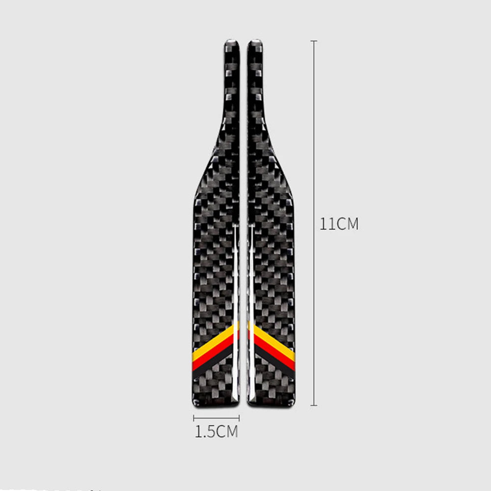 Rearview Mirror Anti-Collision Scratch Strips Car Decorative Reflective Protective Covers Compatible with Most Models