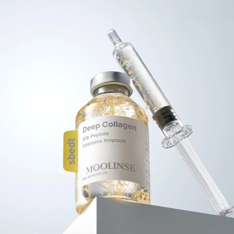 Deep Collagen Silk Peptide Intensive Lifting Ampoule – Anti-Aging Face Serum | Firming & Brightening | 40ml