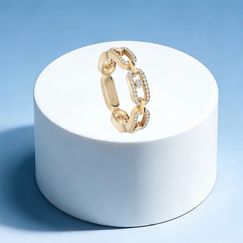 925 silver elegant ring - high-quality women's wedding party gift - DIY shining accessory