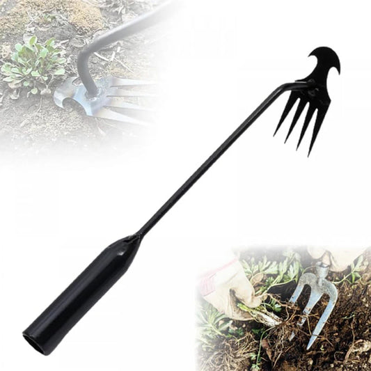 1pc Gardening Hand Weeder Tools, 2025 Upgrade Weed Removal Tool Weeding Artifact Uprooting Weeding Tool 4 Teethes Dual Purpose