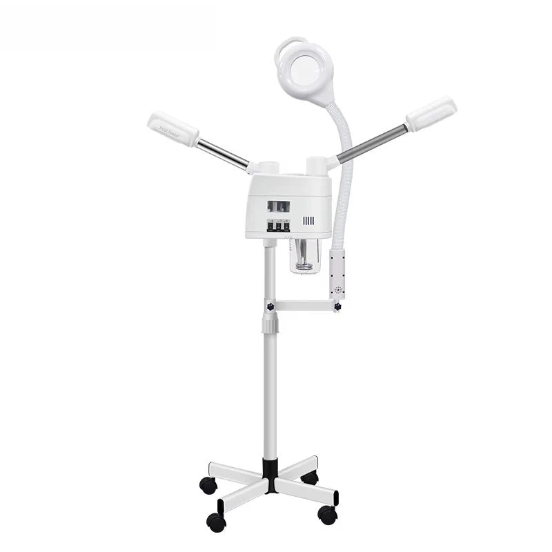 Salon Beauty Facial Steamer with Magnifying Magnifier Lamp Plastic Electric Luxury Professional 3 in 1 Ce Nano Face Electrical