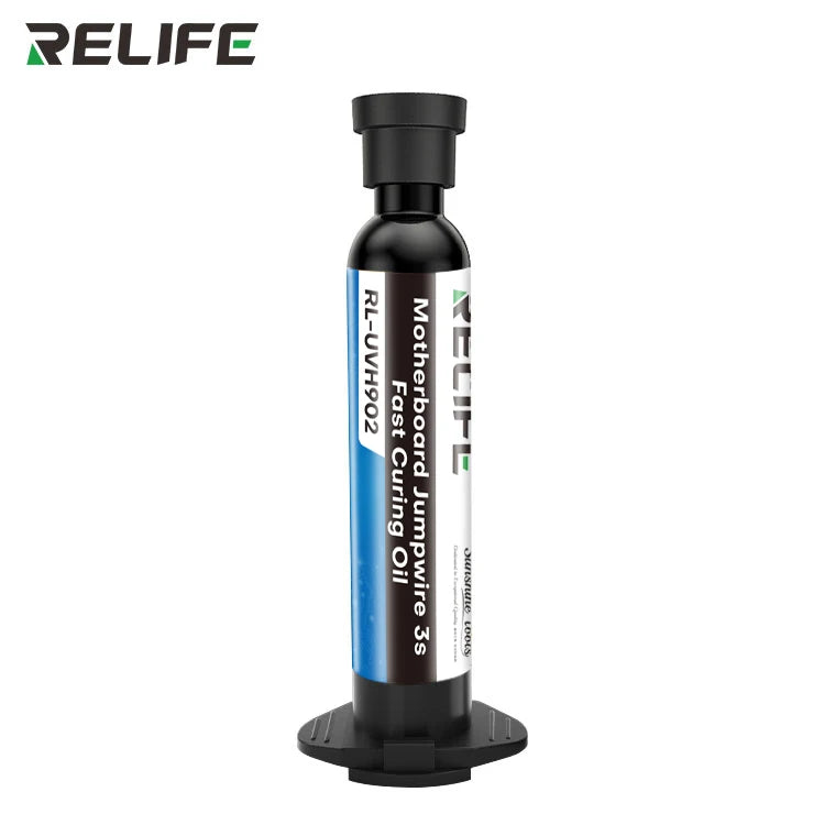 RELIFE RL-UVH902 3 Seconds Quick Drying Oil for Mobile Phone Motherboard BGA PCB Flying Line UV Repair Quick Curing Oil Tool