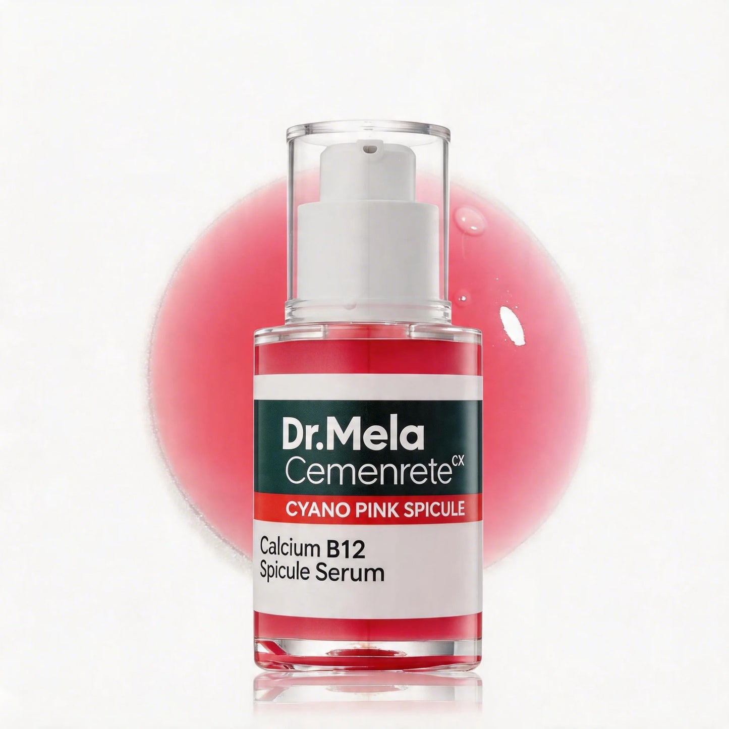 Cyano Pink Spicule Serum with Vitamin B12, Liquid Microneedle Pore Refining Face Essence, Niacinamide for Skin Texture Renewal,