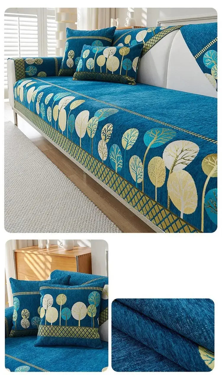 1pcs Chenier Sofa Cover Four Season Universal High-end Anti-skid Seat Mat Nordic Minimalist Modern Backrest Cushion Cloth