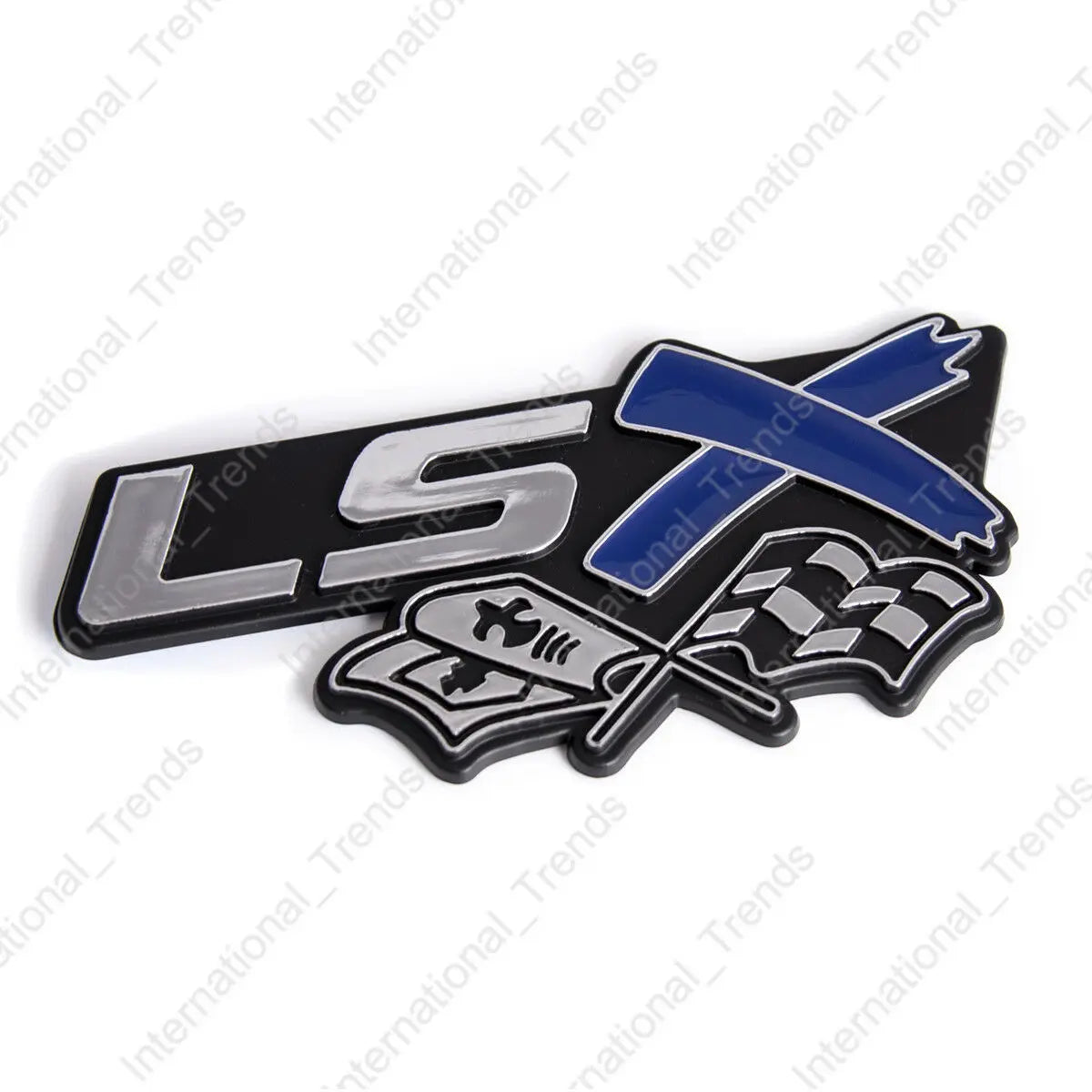 LSX Flag Car Fender Side Sticker Emblem Badge for Camaro Corvette Silverado 454 350 376 Car Assessoires