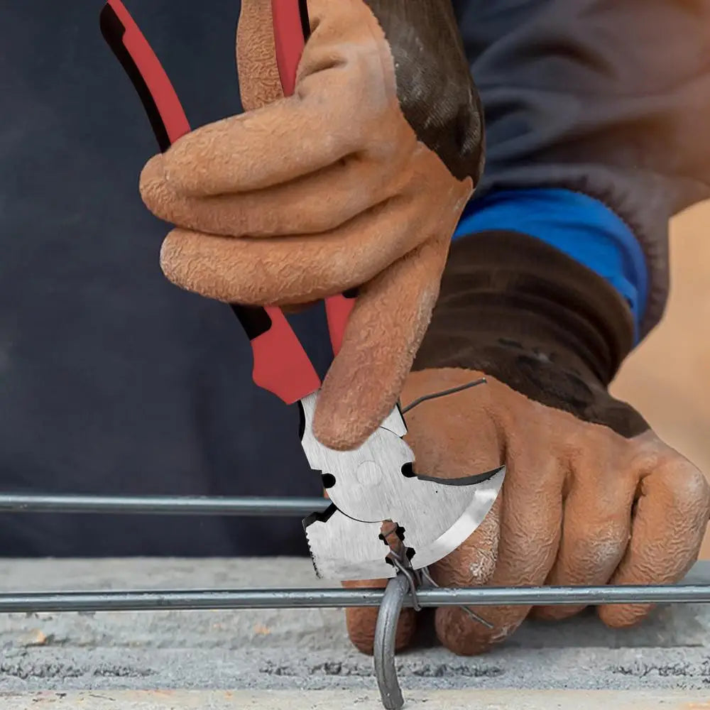 Fence Pliers Heavy Duty Fencing Pliers Wire Cutter Tool Heavy Duty Multifunctional Hand Tools With Hammer Head Nail Puller For