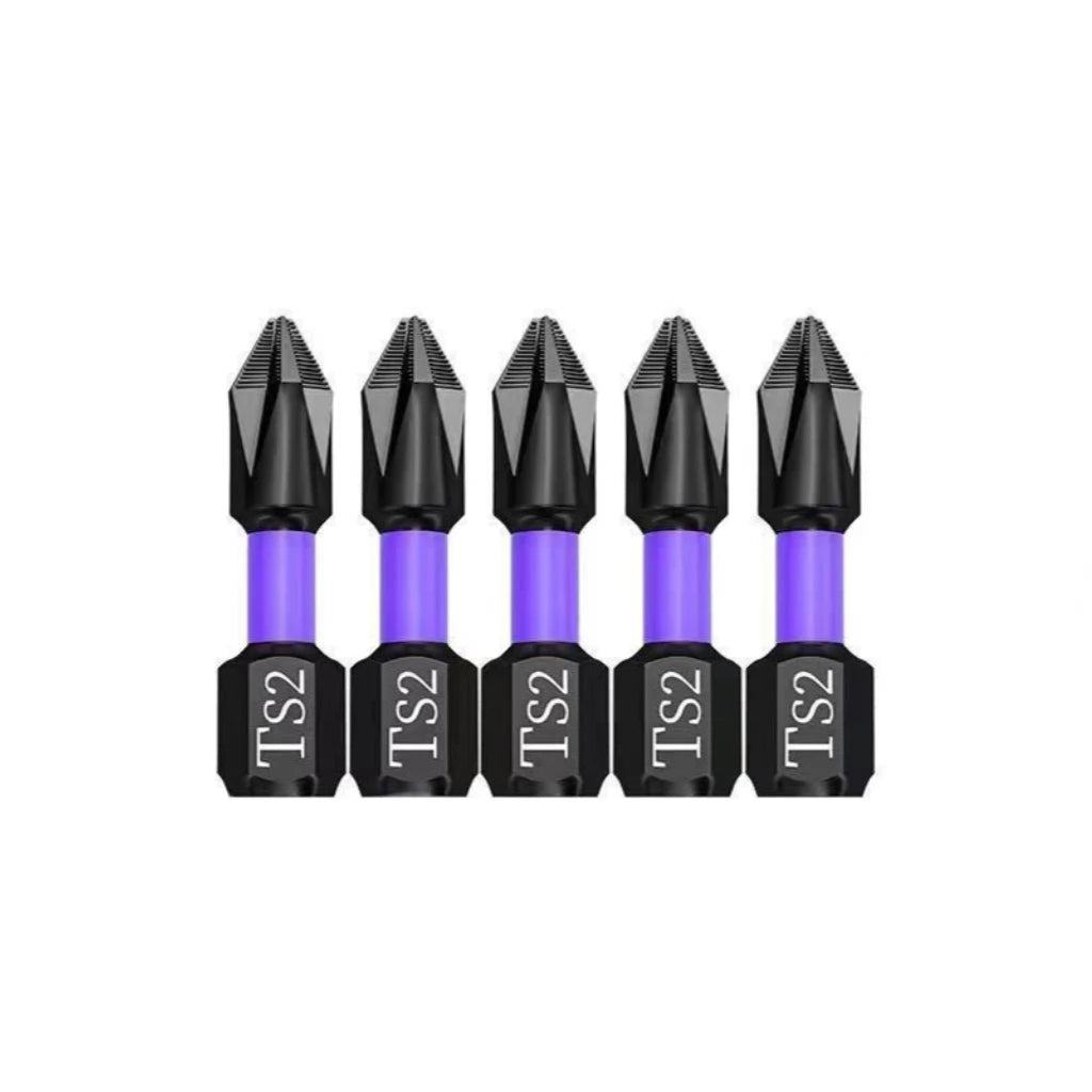 PH2 Impact Driver Bit Set 5-60PCS – Magnetic Cross Screwdriver Alloy Steel Non-Slip Drill Bits