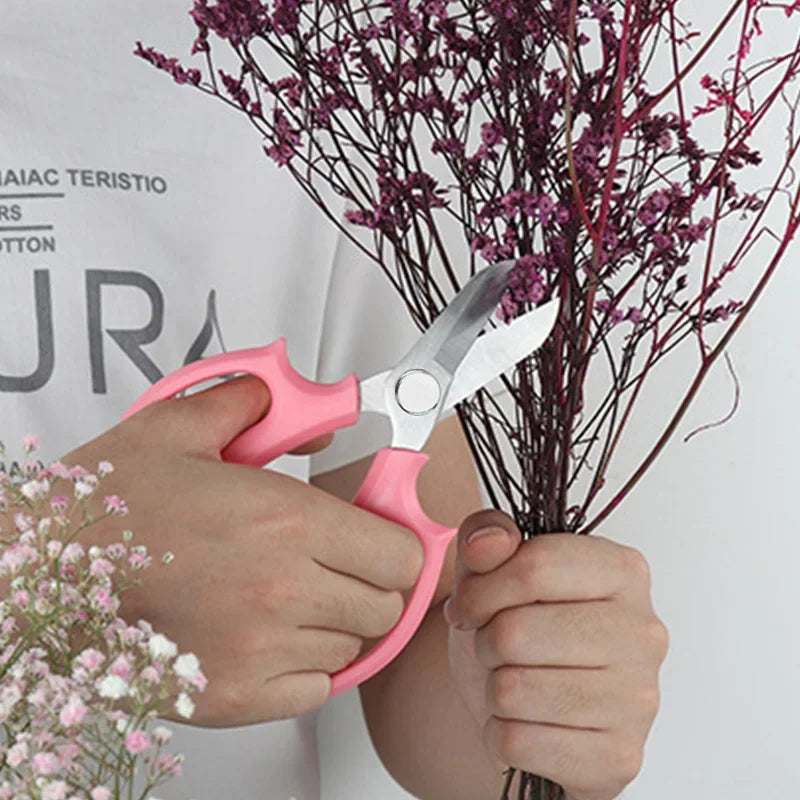 Professional Bonsai & Garden Scissors – PTFE Bypass Pruning Shears with Ergonomic Grip | Floral & Plant Pruner