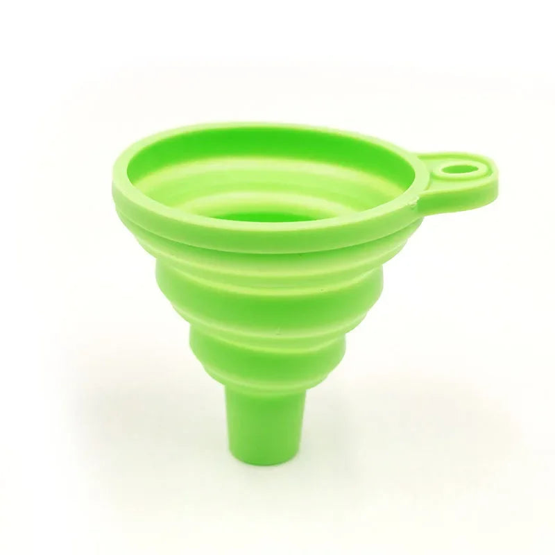 2pcs Car Oil Funnel Auto Liquid Funnel Collapsible Portable Filling Funnel For Easy Engine Pouring Car Accessories