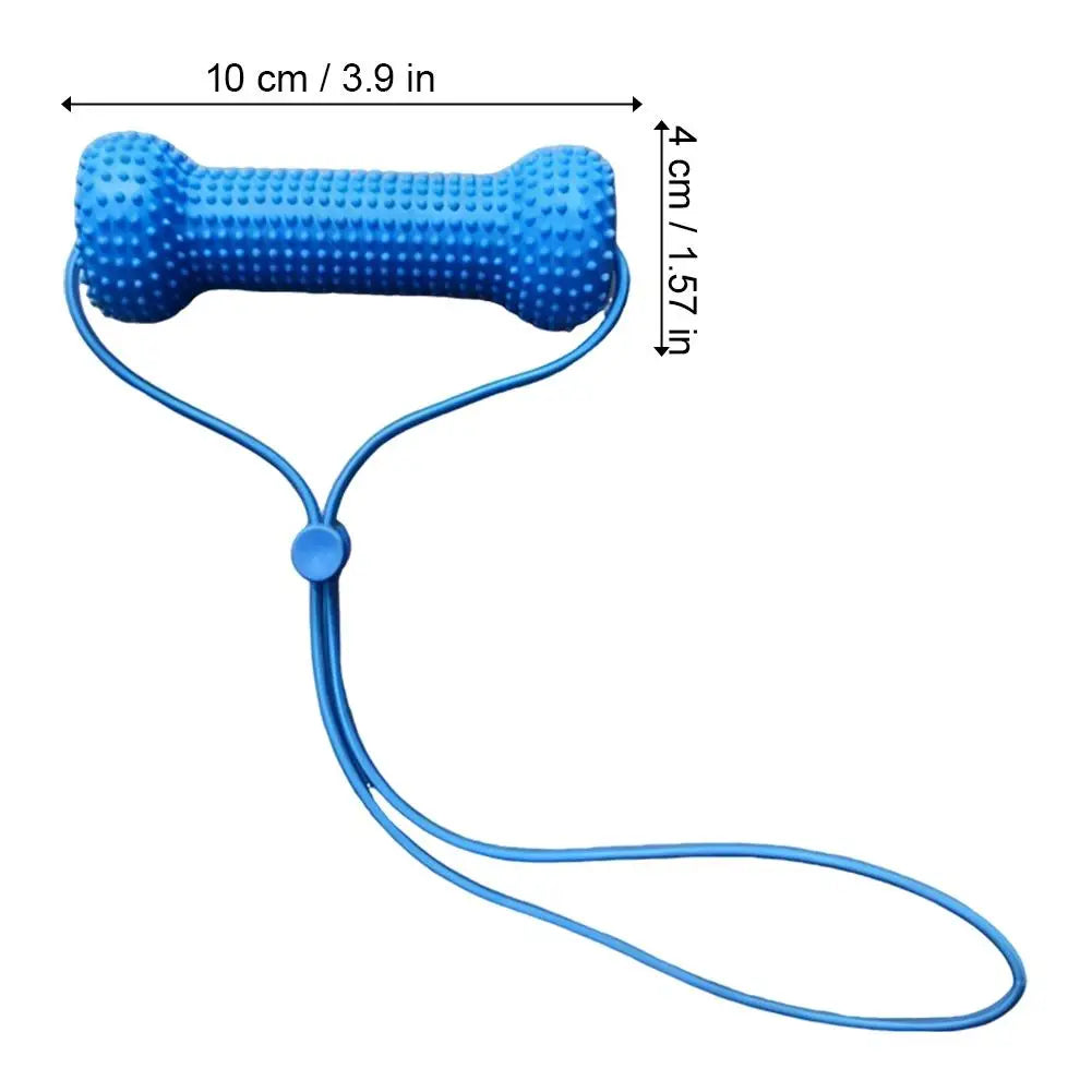 Rope & Chew Stick Dog Toy - Gum Massage Nubs, Quiet Chewing – photo 5