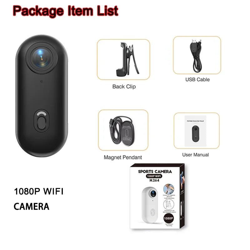 4K Outdoor Sports Action Camera — Helmet & Motorcycle Body Cam