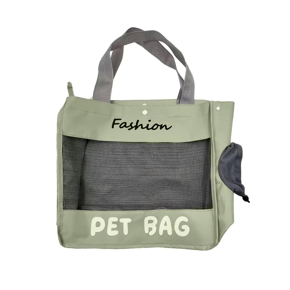 Breathable Mesh Pet Tote Bag - Shoulder Carrier for Kittens – photo 8