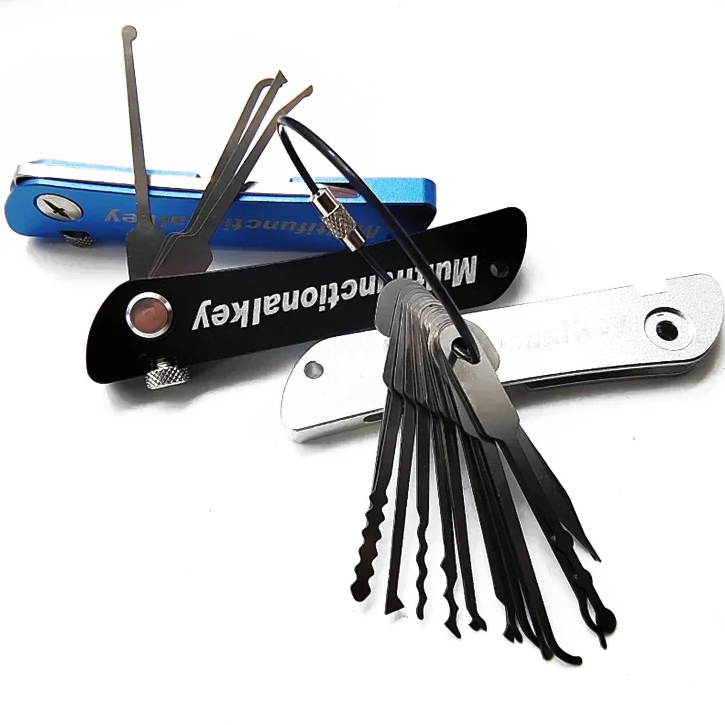 21pcs Compact Lock Picking Set Rust-resistant Versatile Door Open Keys Key Replacement Convenient Mini Hooks Remover Kit