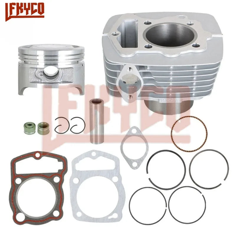 Motorcycle 196cm³ 63.5mm Cylinder 200CC Engine Motor For Honda CB200 ATC 200 XL200 XR200 Gasket Piston Ring Motoblsock ATV Parts
