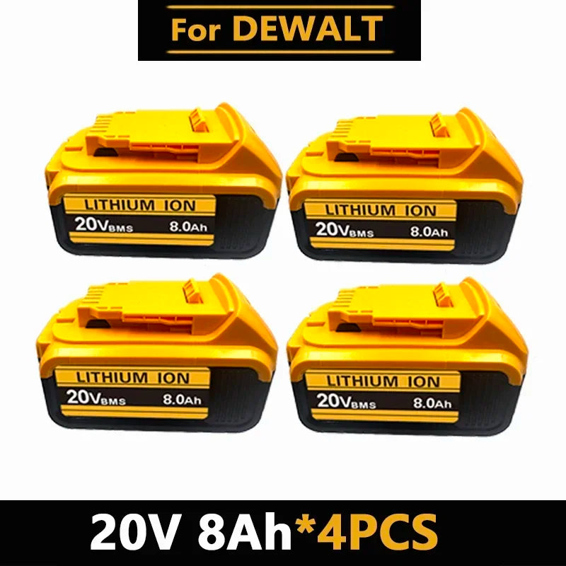.Original for DEWALT 20v/60V battery DCB606 DCB609 DCB182 DCB205 DCB206 DCB209 power tool 18V battery 6AH 9AH battery.