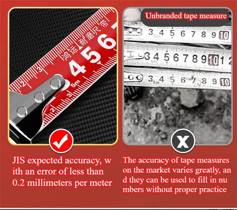 10/7.5/3/5M Meters Tape Measure Toughbuilt Measuring Tape Construction Tape Measure Site Measuring Construction tools Instrument