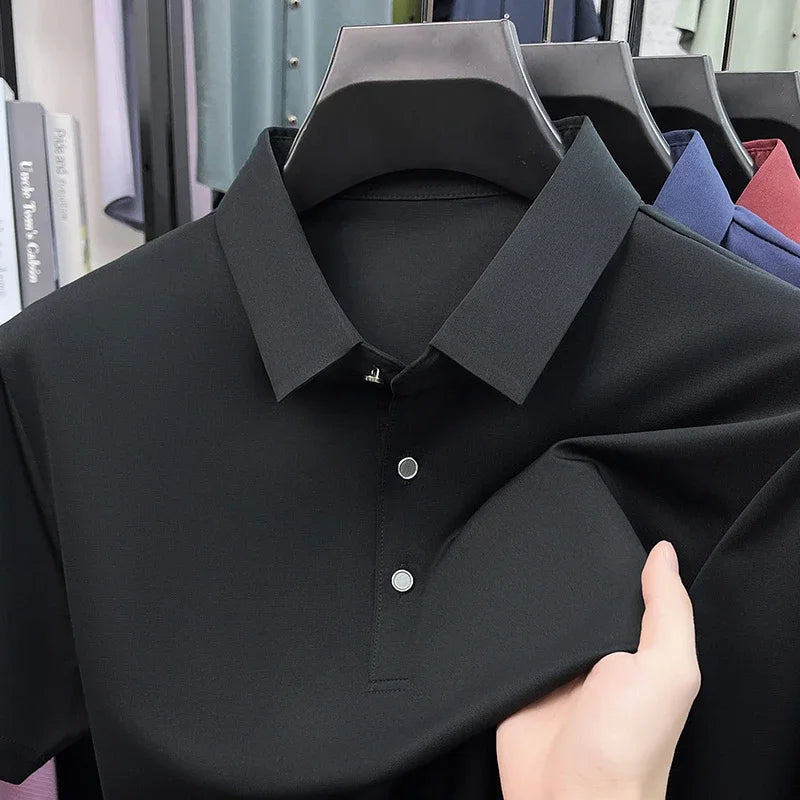 Men's Collared Polo Shirt - Quick-Dry Moisture-Wicking, Daily Wear