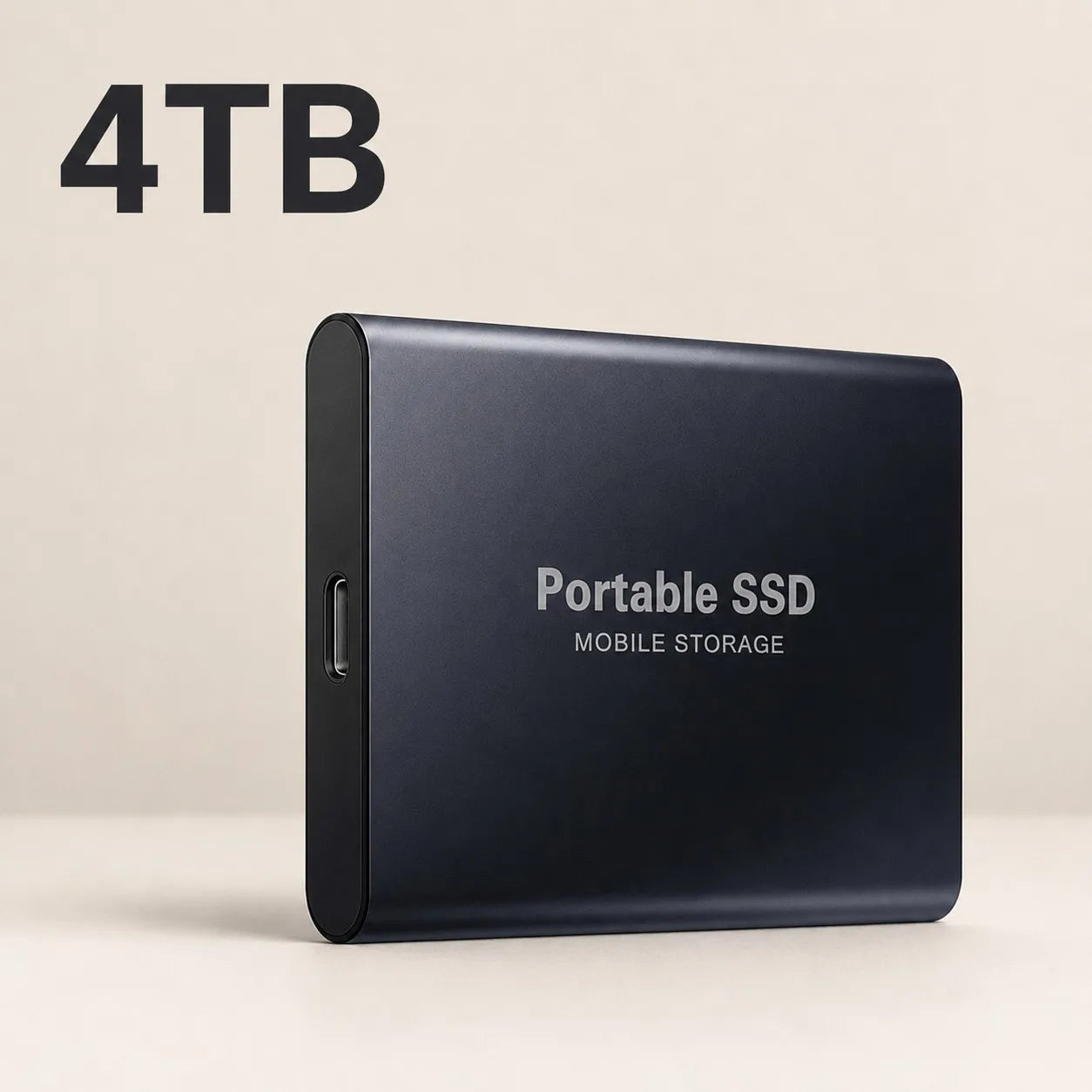 1TB Portable SSD — Slim High-Speed External Solid State Drive